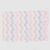 Polka Dotted Mountain Peak Pattern Golfhanddoek (Horizontaal)