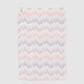 Polka Dotted Mountain Peak Pattern Golfhanddoek (Voorkant)