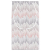 Polka Dotted Mountain Peak Pattern Klein Cadeauzakje (Achterkant)