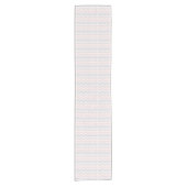 Polka Dotted Mountain Peak Pattern Korte Tafelloper (Voorkant)