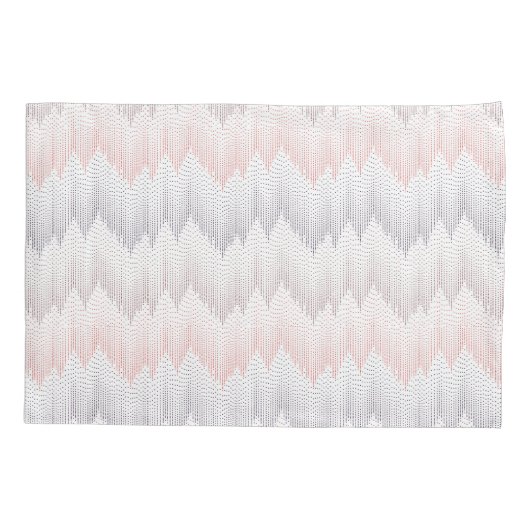 Polka Dotted Mountain Peak Pattern Kussensloop (Achterkant-Links)