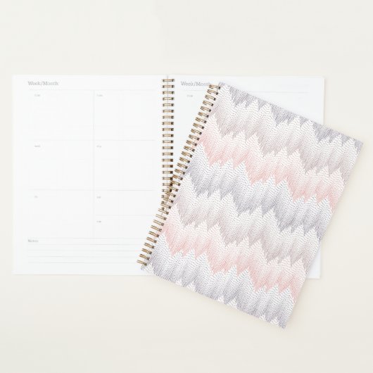 Polka Dotted Mountain Peak Pattern Planner (Display)