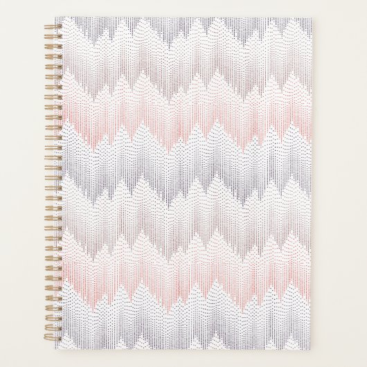 Polka Dotted Mountain Peak Pattern Planner (Voorkant)