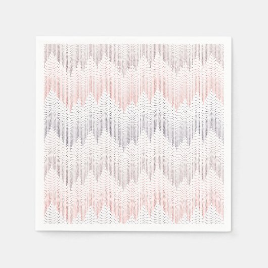 Polka Dotted Mountain Peak Pattern Servet (Voorkant)