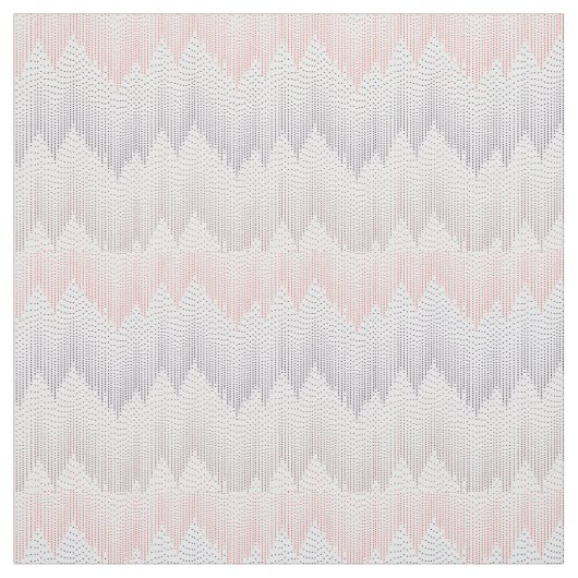 Polka Dotted Mountain Peak Pattern Stof (Swatch)