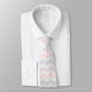Polka Dotted Mountain Peak Pattern Stropdas