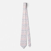 Polka Dotted Mountain Peak Pattern Stropdas (Voorkant)