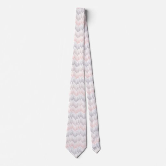 Polka Dotted Mountain Peak Pattern Stropdas (Voorkant)