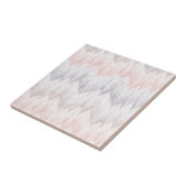 Polka Dotted Mountain Peak Pattern Tegeltje (Zijkant)