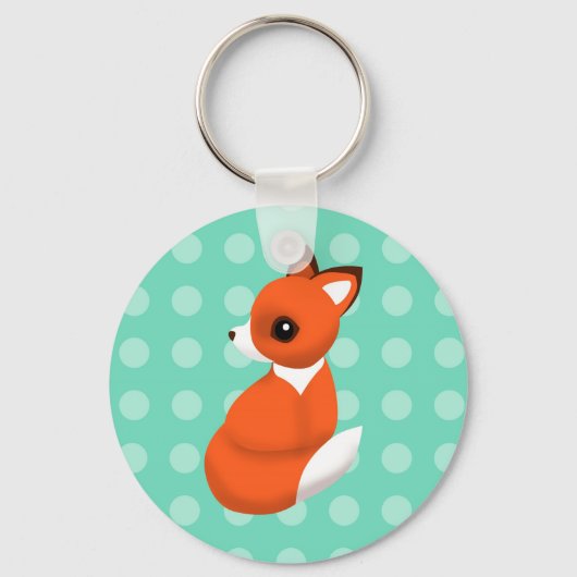 Polka Fox Sleutelhanger (Voorkant)