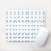 Polka gestippelde Mousepad Muismat (Met muis)