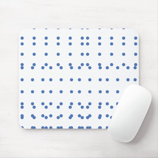 Polka gestippelde Mousepad Muismat (Met muis)