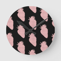 Polka gestippelde roze aardbeien