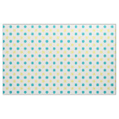 Polka gestippelde stof/Blauwgroen & geel Stof (Yard (91,4 cm))