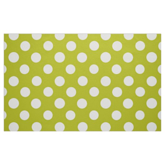 Polka gestippelde stof/olijf stof (Fat Quarter)