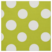 Polka gestippelde stof/olijf stof (Swatch)