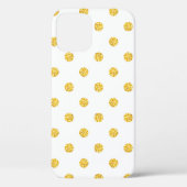 Polka Gold Glitter Stippen Textuur Case-Mate iPhone Case (Achterkant)