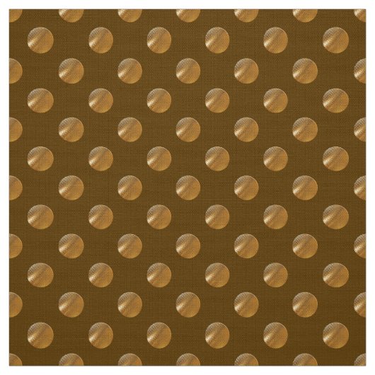 Polka gouden stippen stof (Swatch)
