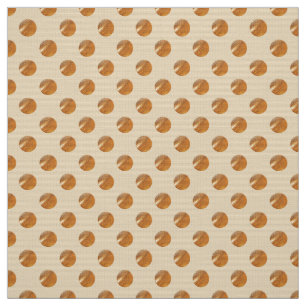 Polka gouden stippen stof