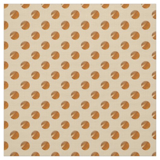 Polka gouden stippen stof (Swatch)