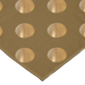 Polka gouden stippen tafelkleed (Gekanteld)