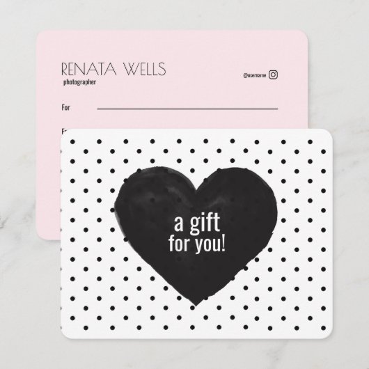 polka hart (Voorkant / Achterkant)