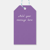 Polka harten groen cadeaulabel (Achterkant)