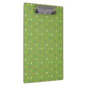 Polka harten groen klembord (Rechts)