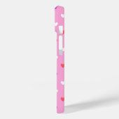 Polka harten roze Case-Mate iPhone case (Achterkant / Links)
