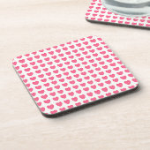 Polka Hearts Bier Onderzetter (Linkerzijde)