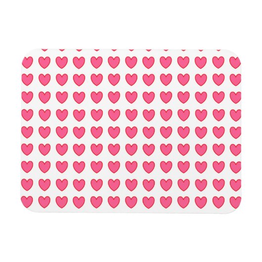 Polka Hearts Magneet (Horizontaal)
