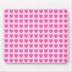 Polka Hearts Mousepad Muismat