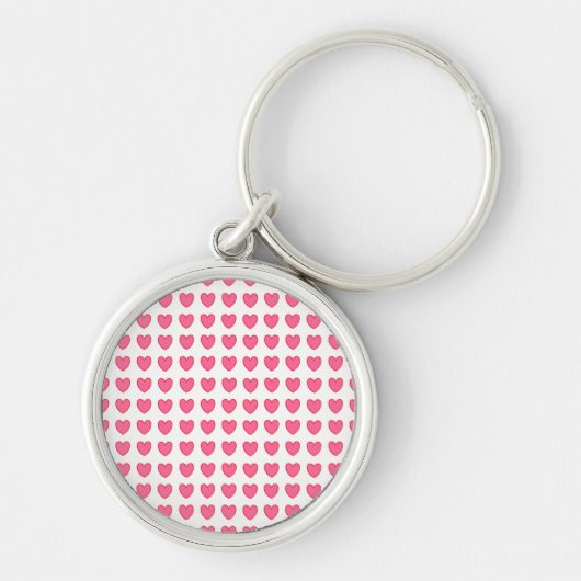 Polka Hearts Sleutelhanger (Voorkant)