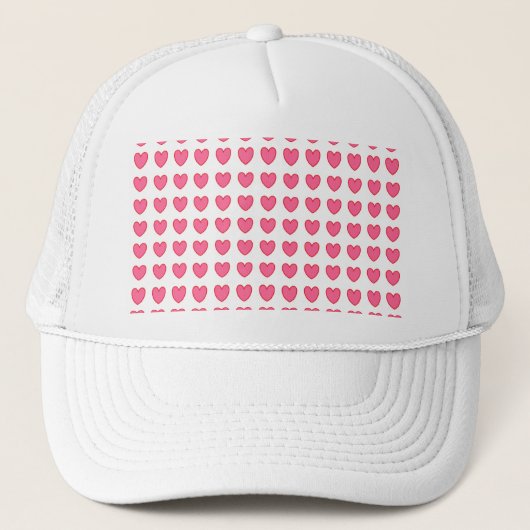 Polka Hearts Trucker Pet (Voorkant)