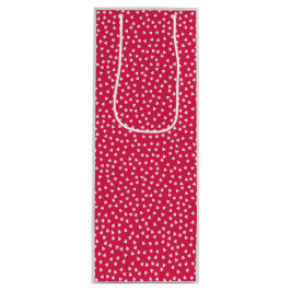 Polka Hearts Wine Gift Bag Wijn Cadeautas