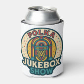 Polka Jukebox Logo Blikkoeler Blikjeskoeler (Blikje Voorkant)