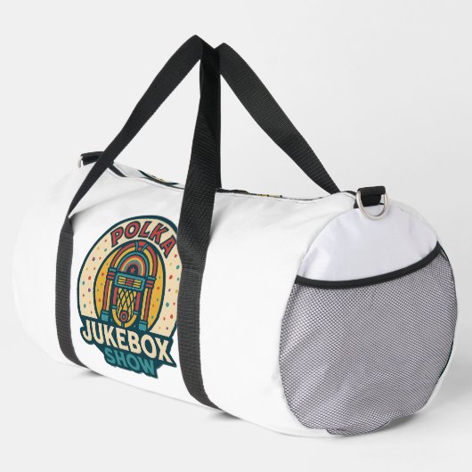 Polka Jukebox Logo Duffle Bag Plunjezak (Rechterhoek)