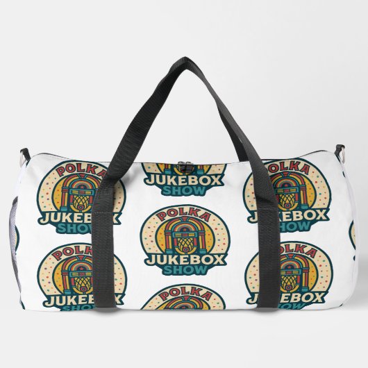 Polka Jukebox Logo Duffle Bag Plunjezak (Achterkant)