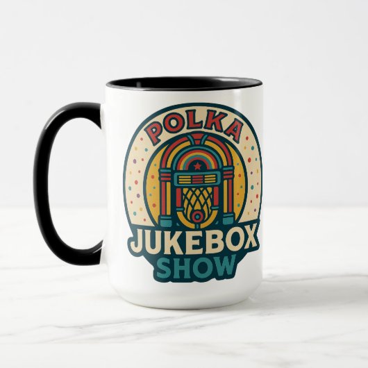 Polka Jukebox Logo Mug Mok (Links)