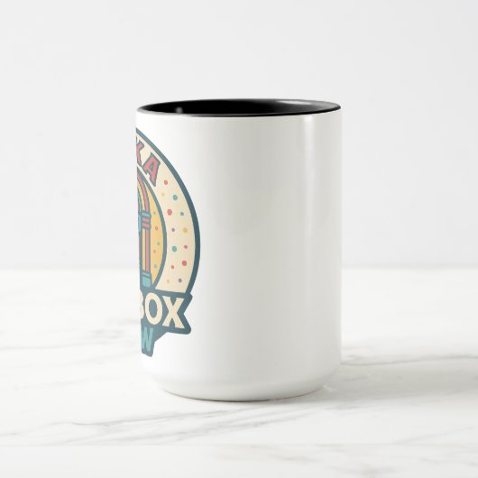 Polka Jukebox Logo Mug Mok (Midden)