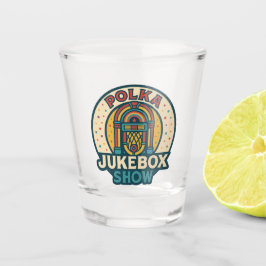 Polka Jukebox Logo Shot Glass Shot Glas