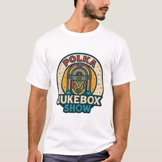 Polka Jukebox T-shirt voor heren (Voorkant)