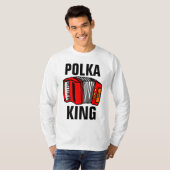 POLKA KING ACCORDIAN T SHIRTS (Voorkant volledig)