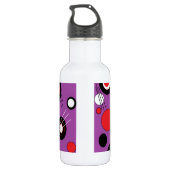 Polka Paarse Waterfles (Achterkant)