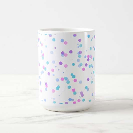 Polka Pattern, 15oz Coffee Mug Koffiemok (Center)