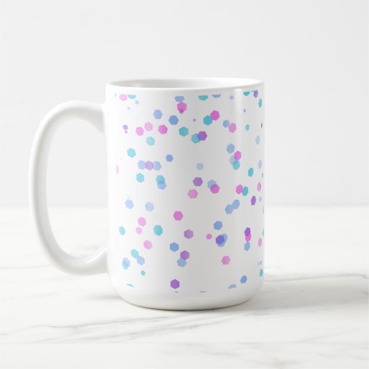 Polka Pattern, 15oz Coffee Mug Koffiemok (Links)