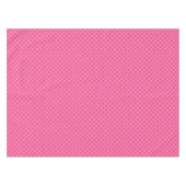 Polka pink, retro, roze tafelkleed (Voorkant (Horizontaal))
