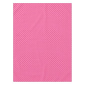 Polka pink, retro, roze tafelkleed (Voorkant)