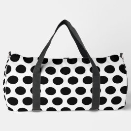 Polka Print Cut Naai Grote Duffel Bag Plunjezak