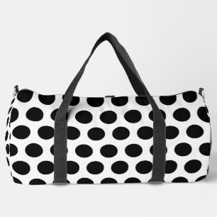 Polka Print Cut Naai Grote Duffel Bag Plunjezak